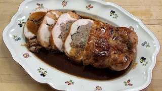 How to Make Chicken Ballotine Stuffed with Sausage  Jacques Pepin [upl. by Naltiak180]