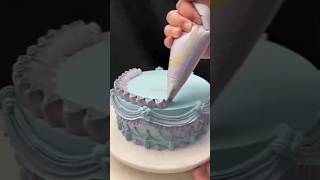 curtain cake  vintage cake buttercream frosting art  buttercream frosting tutorial [upl. by Zephan]