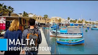 Exploring Valletta Mdina Rabat Marsaxlokk amp Sliema  things You Didnt Know About Malta [upl. by Fougere]