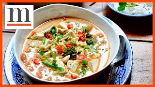 Tom Yam Soup with Tofu – Cooking Authentic Thai Cuisine with Marc J Sievers [upl. by Aleras884]