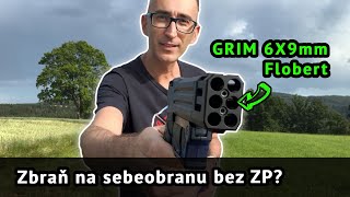 Zbraň na sebeobranu bez zbrojáku Pistole 9mm Flobert GRIM [upl. by Gove751]