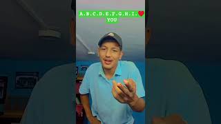 ABCDEFGHI♥️YOU 😊trending viralreels [upl. by Tormoria]