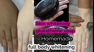 Permanent skin whitening glutathione soap TamilHomemade glutathione soapskin whiteningHerbal soap [upl. by Neeron]