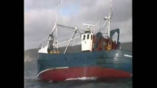 An Irish fishing trawler herring fishing [upl. by Woothen242]