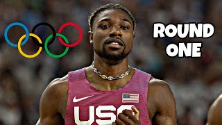 Noah Lyles Beaten In 100m Round 1  Paris Olympics 2024 [upl. by Kcirderfla760]