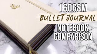 BEST Notebook for BULLET Journaling Ultimate 160GSM Notebook Comparison [upl. by Edahc]