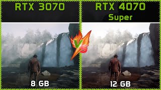 RTX 3070 vs RTX 4070 Super  FHD QHD UHD 4K [upl. by Alled]