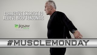 Corrective Exercise to Relieve Bicep Tendonitis  MuscleMonday [upl. by Enert]