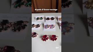 Krystle DSouza earringPrice 180ship onlyCan make any colour [upl. by Photina]