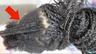 Démêler facilement les cheveux crépus aprés des twists ou tresses afro [upl. by Ecirbaf484]