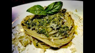 pesto alla genovese fatta in casa come fare il pesto alla genovese [upl. by Inattirb]