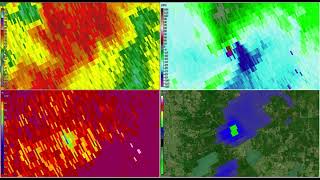 Sawyerville AL EF2 Tornado Radar Loop  February 3 2022 [upl. by Bekaj]