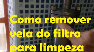 Vela do filtro de TORNEIRA como LIMPAR [upl. by Lurlene]