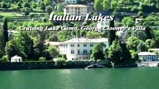 Italian Lakes Lake Como George Clooneys Villa  AHI TRAVEL [upl. by Enyale341]