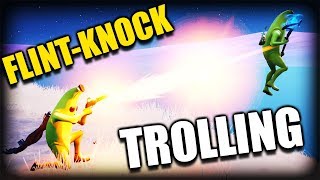 FLINTKNOCK TROLLING My Teammates Fortnite Funny Moments [upl. by Isdnyl]