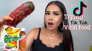 PICKLE WRAPPED IN A FRUIT ROLL UP WITH TAJIN  CHAMOY ASMR MUKBANG  VIRAL TIKTOK FOOD [upl. by Boardman]