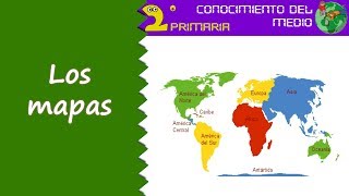 Cono 2º Primaria Tema 9 Los mapas [upl. by Kalasky]