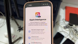 Apple intelligence WAITLIST on iOS 181 beta 1 [upl. by Goody]