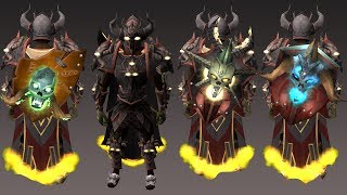 Full Malevolent Armour and all 3 Kiteshields  Lvl 90 Gear [upl. by Darleen640]