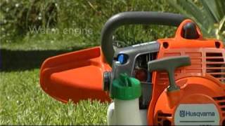 How to use a Husqvarna Brushcutter [upl. by Anitnuahs569]