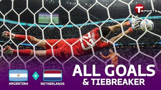 Argentina vs Netherlands 4  3 full penalty shootout 2022  HD [upl. by Granger491]