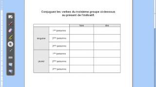 Fiche 1  Les verbes du troisième groupe  Open Sankoré  TNI spécial école [upl. by Crichton491]