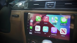 Apple Car Play install On BMW E90 3 Series 11 inch Touch ScreenAndroid Auto Head Unit Upgrade [upl. by Abby]