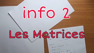 Informatique S2  ST amp SM  algorithme  Les Matrices Darija [upl. by Aihsela]