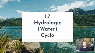 APES Notes 17  Hydrologic Water Cycle [upl. by Kennet653]