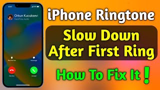 iPhone Ringtone Slows Down After First Ring  How To Fix It Hindi [upl. by Chapen]