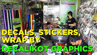 DECALS STICKERS WRAP BY DECALIKOT GRAPHICS PART 2 [upl. by Katt811]