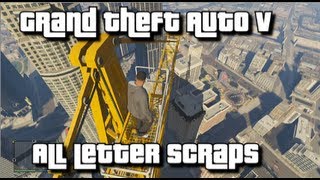 GTA V  All Letter Scraps  100 Collectibles Guide  A Mystery Solved AchievementTrophy [upl. by Ytsirc]