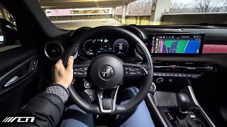 2024 Alfa Romeo Tonale Veloce POV Drive Impressions  Is it a REAL Alfa [upl. by Serafina]