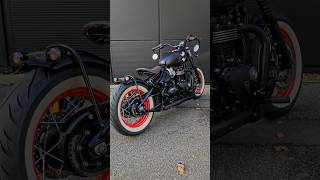 Vintage Style Triumph Bonneville Bobber  Pure Exhaust Sound triumph bonnevillebobber bobber [upl. by Ahsenid]