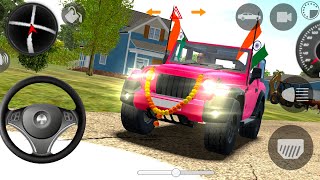 Modified Mahindra Thar 👿  Indian Cras Simulator 3D  Gameplay 🔥🔥 [upl. by Aydidey85]