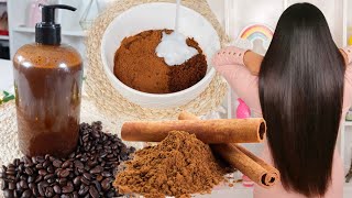 CRECE TU CABELLO CON CAFÉ ♡SHAMPOO BOMBA DE CAFÉ Y CANELA PARA HACER CRECER EL PELO EN DIAS RETO4 [upl. by Auhsot]