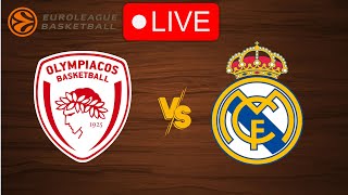 🔴 Live Olympiakos vs Real Madrid  EuroLeague 20232024  Live Play by Play Scoreboard [upl. by Wong110]