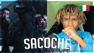 Simba La Rue  SACOCHE feat Baby Gang REACTION  🇮🇹 [upl. by Ecnar]