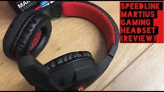 SPEEDLINK Martius 35mm Gaming Headset Test amp Review [upl. by Tymothy]