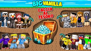 LA CACCIA AL TESORO DI YOUTUBE ITALIA 16 YOUTUBERS  MINECRAFT BIG VANILLA Ep5 [upl. by Jezabel]