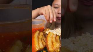 Eating pork belly 🤤🤤eating trendingshortvideotiktok viral asmrmukbangshorts youtubeshorts [upl. by Chicoine685]