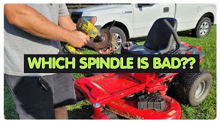 QUICK AND EASY MOWER SPINDLE TEST [upl. by Pazit]