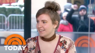 Lena Dunham Talks Final Season Of ‘Girls’ And Flusters Maria Shriver  TODAY [upl. by Eugaet]