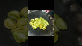 Green tomato chutney RecipeMayu cooking villageshorts [upl. by Rech]