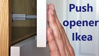 Push open door Ikea  installation [upl. by Elaina]