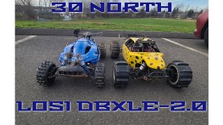 RACE DAY 30 NORTH VS LOSI DBXLE20  CARLOS THE CHEETAH XLX2 1100KV NORTH 800KV XLX2 [upl. by Wylen]