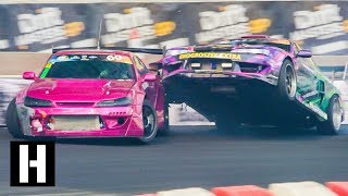 Wild Race Drone POV Footage Savage Crashes and More at Drift Masters [upl. by Etnwahs]