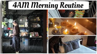 4AM Morning Routine  Significance of This Month For Us  Resetting Home After Festival [upl. by Angid]