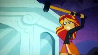 Peter Pan Throw His Dagger At Sunset Shimmer [upl. by Aldric573]