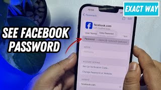 How To Check My Facebook Password On iPhone [upl. by Notaes]